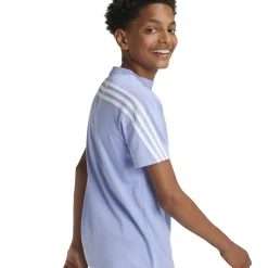 Store Future Icon 3Stripes T-Shirt Boys - Light Blue, White Shirts