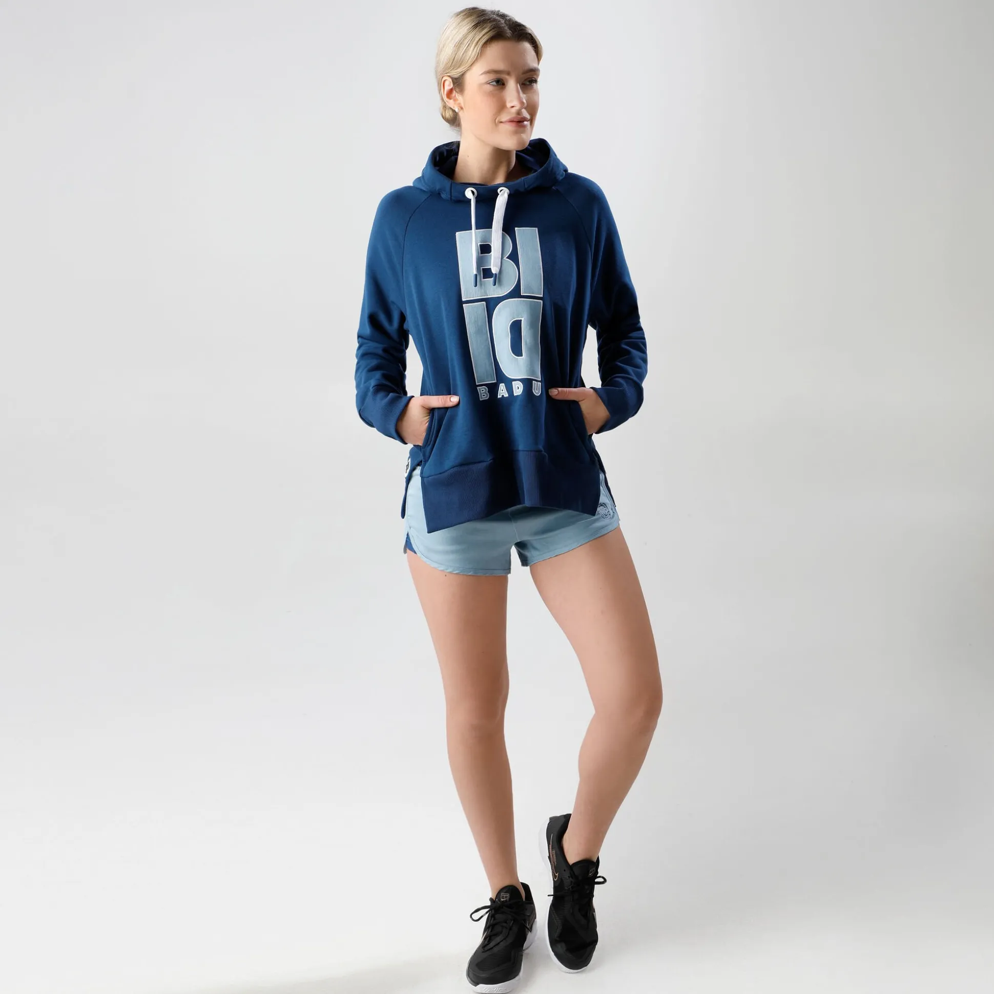 Best Gaelle Lifestyle Hoody Women - Dark Blue, Blue Hoodies & Sweaters