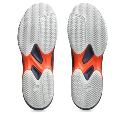 Cheap Game FF Clay Court Shoe Men - Dark Blue, Orange Clay Court Shoes