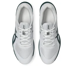 Online Game FF Clay Court Shoe Men - White, Dark Green Clay Court Shoes