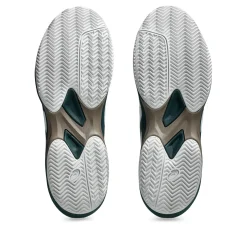 Online Game FF Clay Court Shoe Men - White, Dark Green Clay Court Shoes