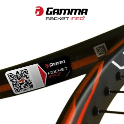 Cheap Racket Info - QR Sticker Stringing Sticker 2 Pack - Black Racket Accessories