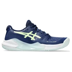 Clearance Gel-Challenger 14 Clay Court Shoe Women - Dark Blue, Neon Yellow Clay Court Shoes