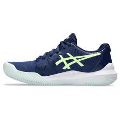 Clearance Gel-Challenger 14 Clay Court Shoe Women - Dark Blue, Neon Yellow Clay Court Shoes