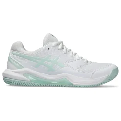 New Gel-Dedicate 8 Clay Court Shoe Women - White, Mint Clay Court Shoes