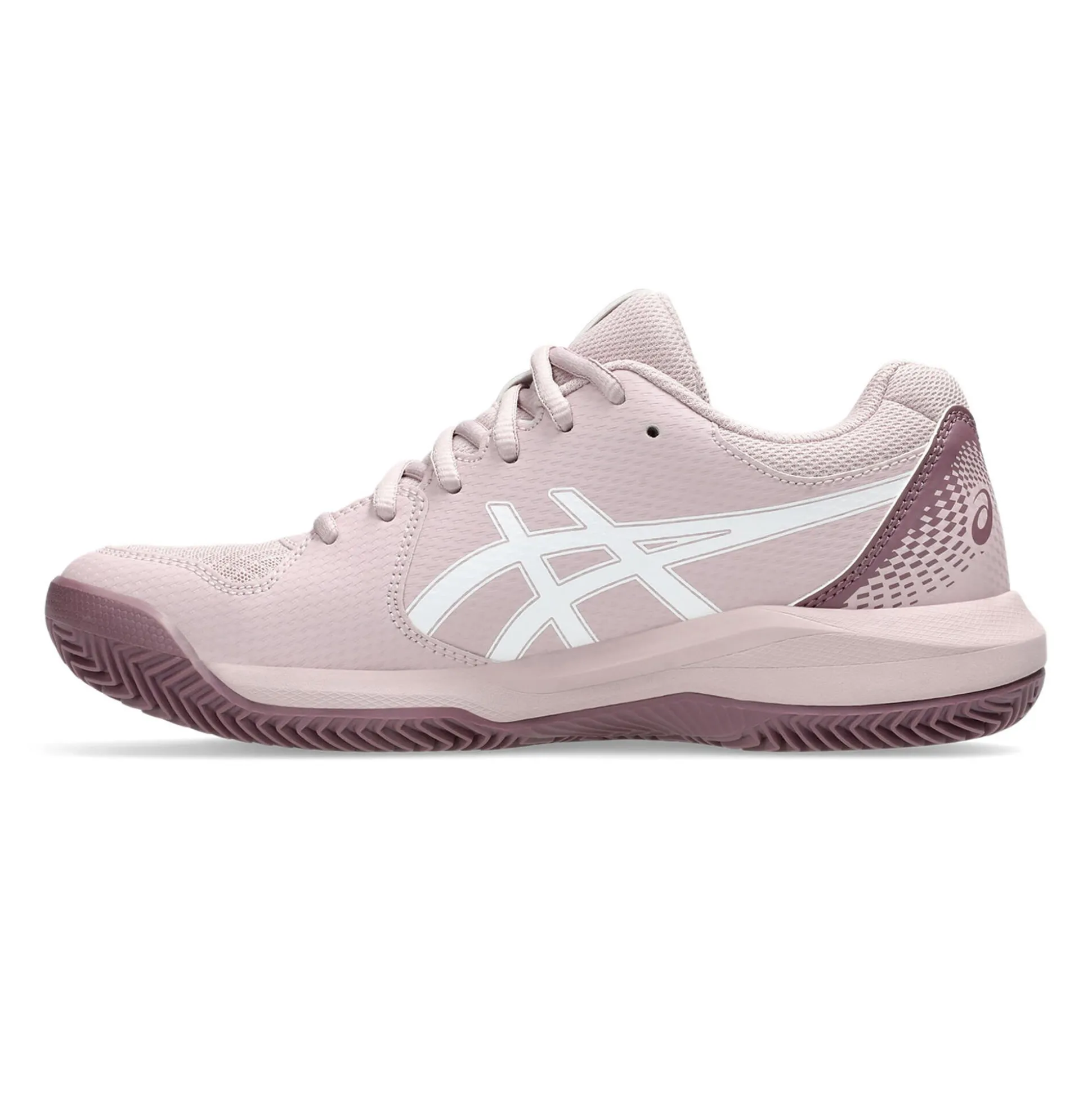 New Gel-Dedicate 8 Clay Court Shoe Women - Antique Pink, Mauve Clay Court Shoes