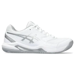 Flash Sale Gel-Dedicate 8 CLY Clay Court Shoe Men - White, Silver Clay Court Shoes