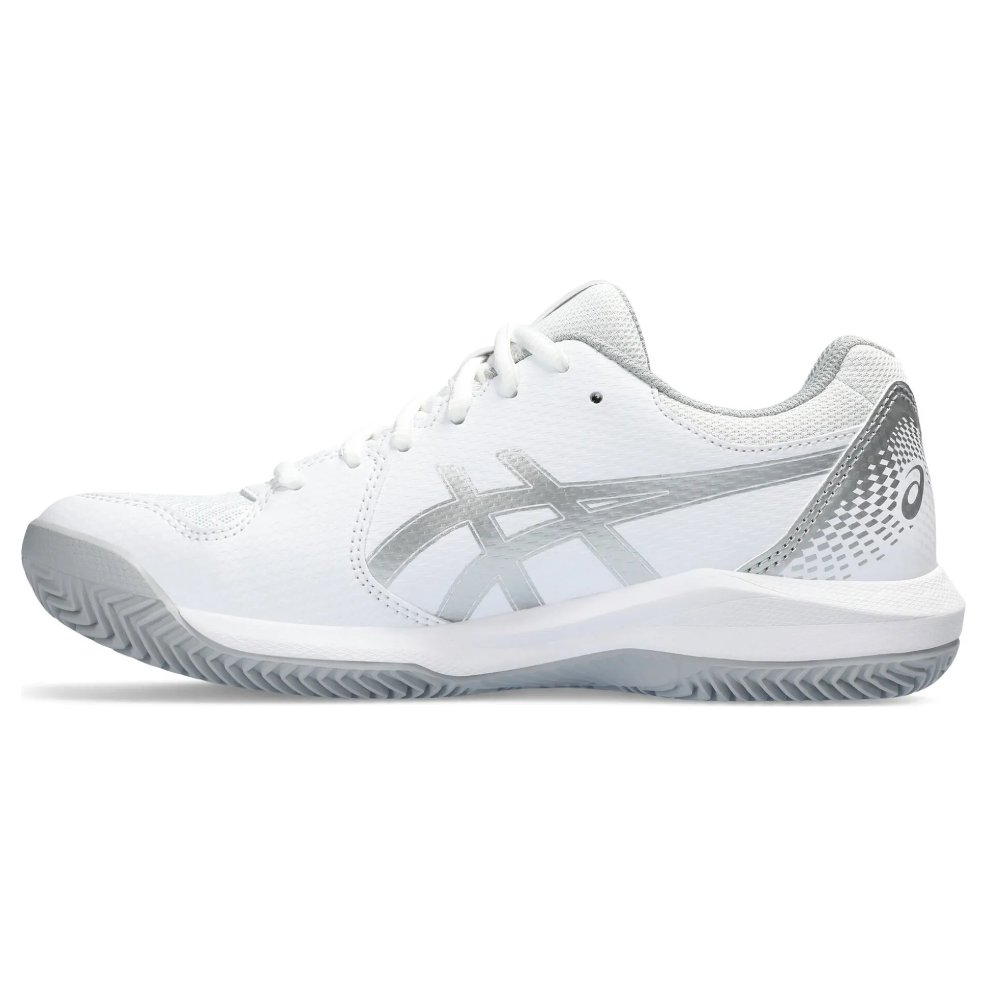 Flash Sale Gel-Dedicate 8 CLY Clay Court Shoe Men - White, Silver Clay Court Shoes