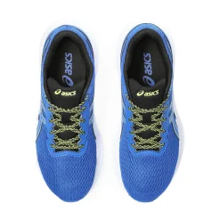 Outlet Gel-Excite 10 GS Neutral Running Shoe Kids - Blue, Neon Yellow Running Shoes