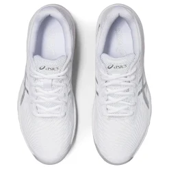 Cheap Gel-Game 9 Clay Court Shoe Women - White, Silver Clay Court Shoes