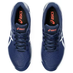Best Sale Gel-Game 9 Clay Court Shoe Men - Dark Blue, White Clay Court Shoes