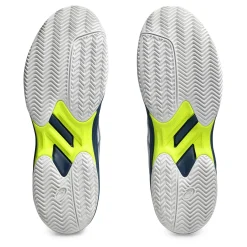 Outlet Gel-Game 9 Clay Court Shoe Men - White, Blue Clay Court Shoes