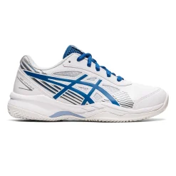 Flash Sale Gel-Game 8 GS Clay Court Shoe Kids - White, Blue Clay Court Shoes