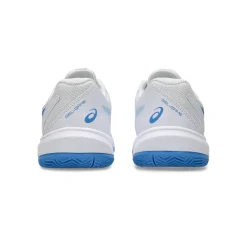 Shop Gel-Game 10 GS Clay Court Shoe Kids - White, Blue Clay Court Shoes