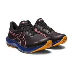 Shop Gel-Pulse 14 GTX Trail Running Shoe Women - Black, Orange Running Shoes
