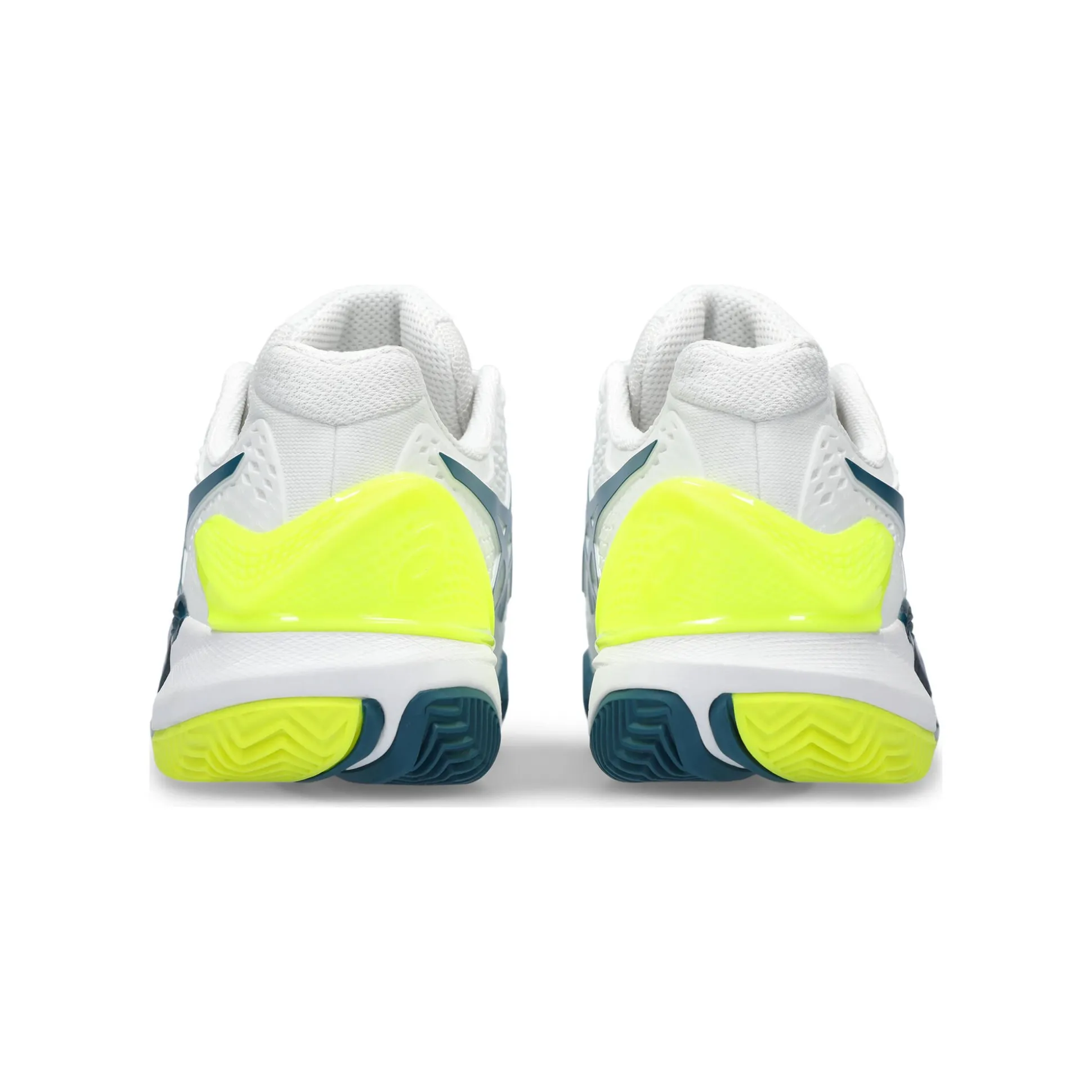 Store Gel-Resolution 9 Clay Court Shoe Men - White, Petrol Clay Court Shoes