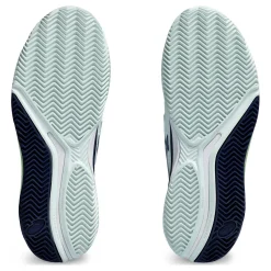 Cheap Gel-Resolution 9 Clay Court Shoe Women - Mint, Dark Blue Clay Court Shoes