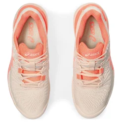 Clearance Gel-Resolution 9 Clay Court Shoe Women - Apricot, Coral Clay Court Shoes