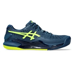 Clearance Gel-Resolution 9 Clay Court Shoe Men - Blue, Yellow Clay Court Shoes