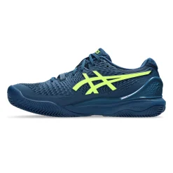 Clearance Gel-Resolution 9 Clay Court Shoe Men - Blue, Yellow Clay Court Shoes