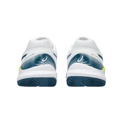 Flash Sale Gel-Resolution 9 GS Clay Court Shoe Kids - White, Petrol Clay Court Shoes