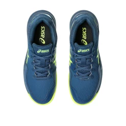 Sale Gel-Resolution 9 GS Clay Court Shoe Kids - Dark Blue, Neon Yellow Clay Court Shoes