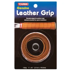 Clearance Genuine Leather 1 Pack - Brown Grips