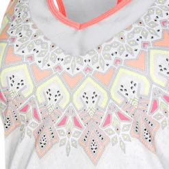Store Geo Grande With Bra Tank Top Women - White, Multicoloured Tops