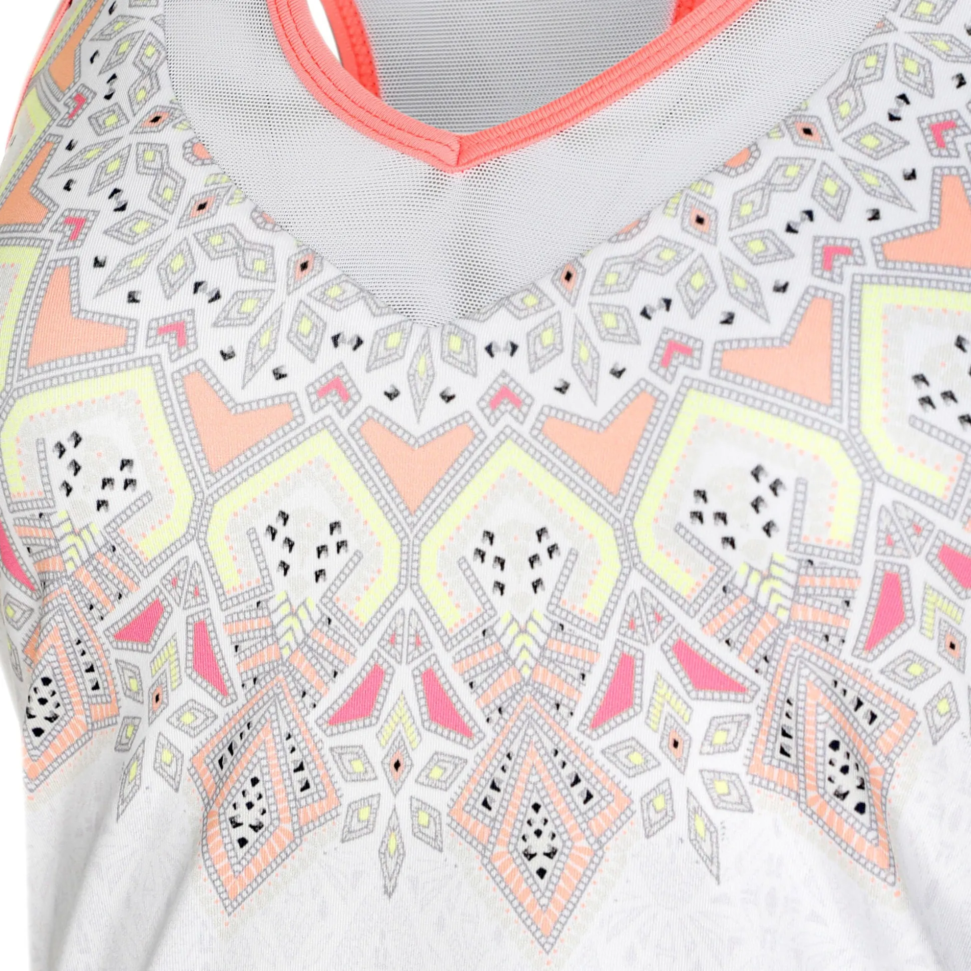 Store Geo Grande With Bra Tank Top Women - White, Multicoloured Tops