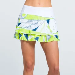 New Going Strong Pleated Skirt Women - White, Multicoloured Skirts