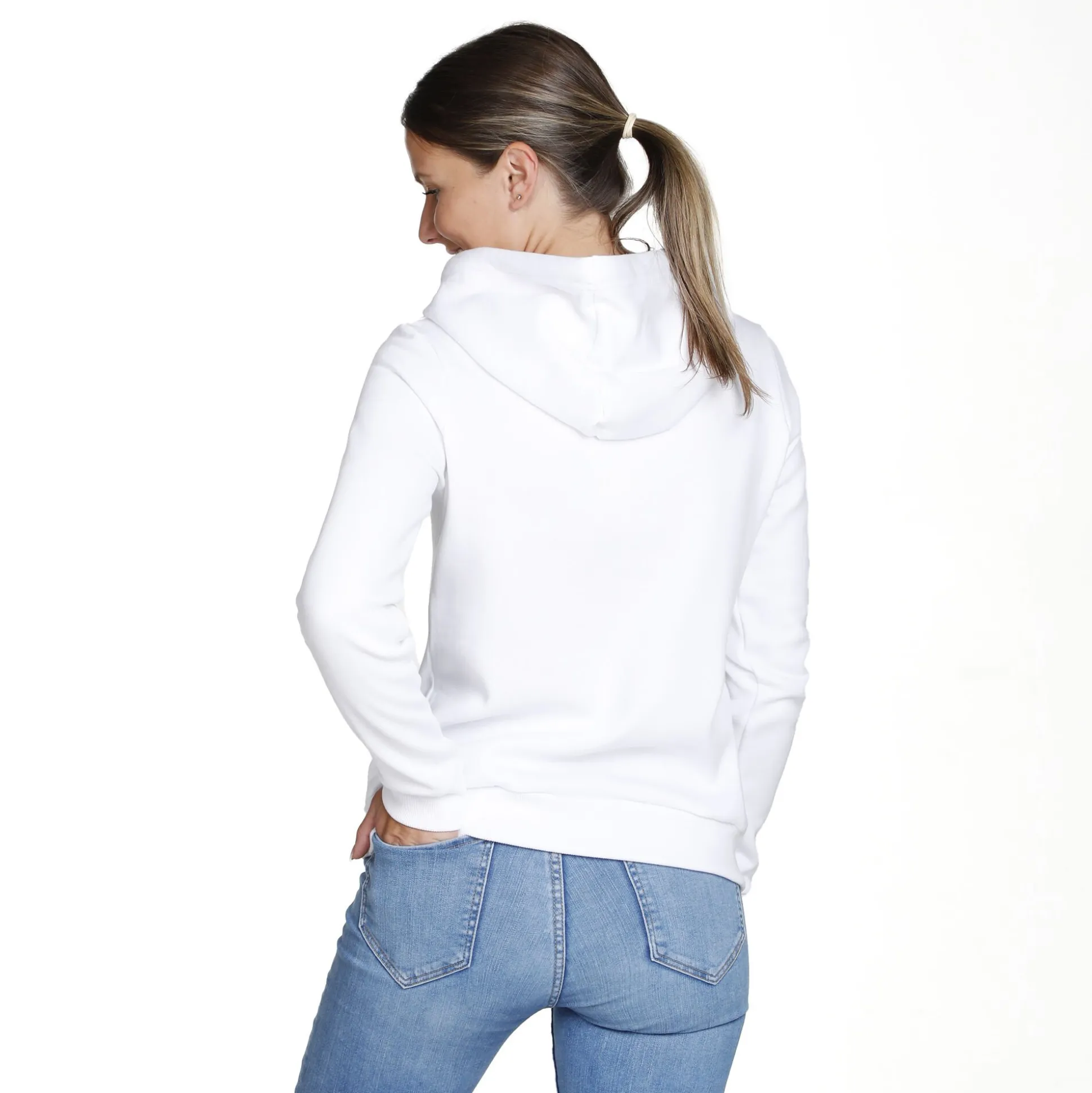 New Graffity Hoody Women - White, Multicoloured Hoodies & Sweaters