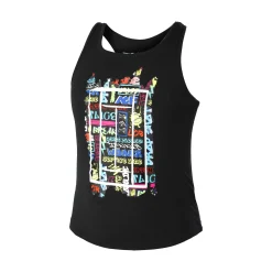 Best Graffity Tank Top Girls - Black, Multicoloured Tops