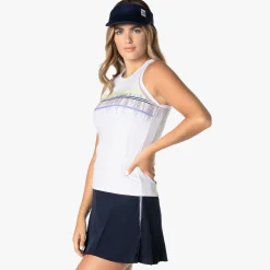 Cheap Grand Slam Tank W/Bra Tank Top Women - White Tops