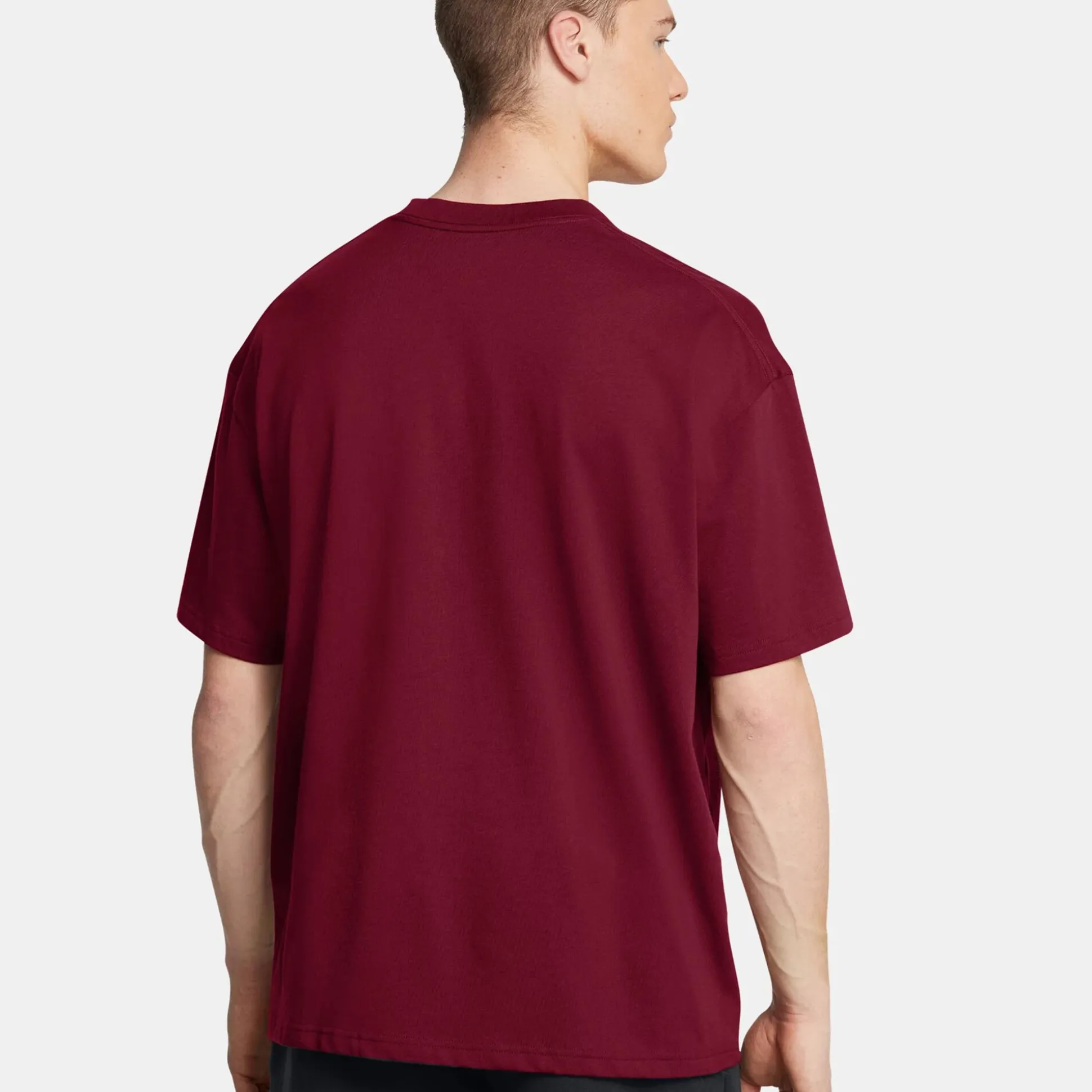 Shop Graphics T-Shirt Men - Wine Red Shirts