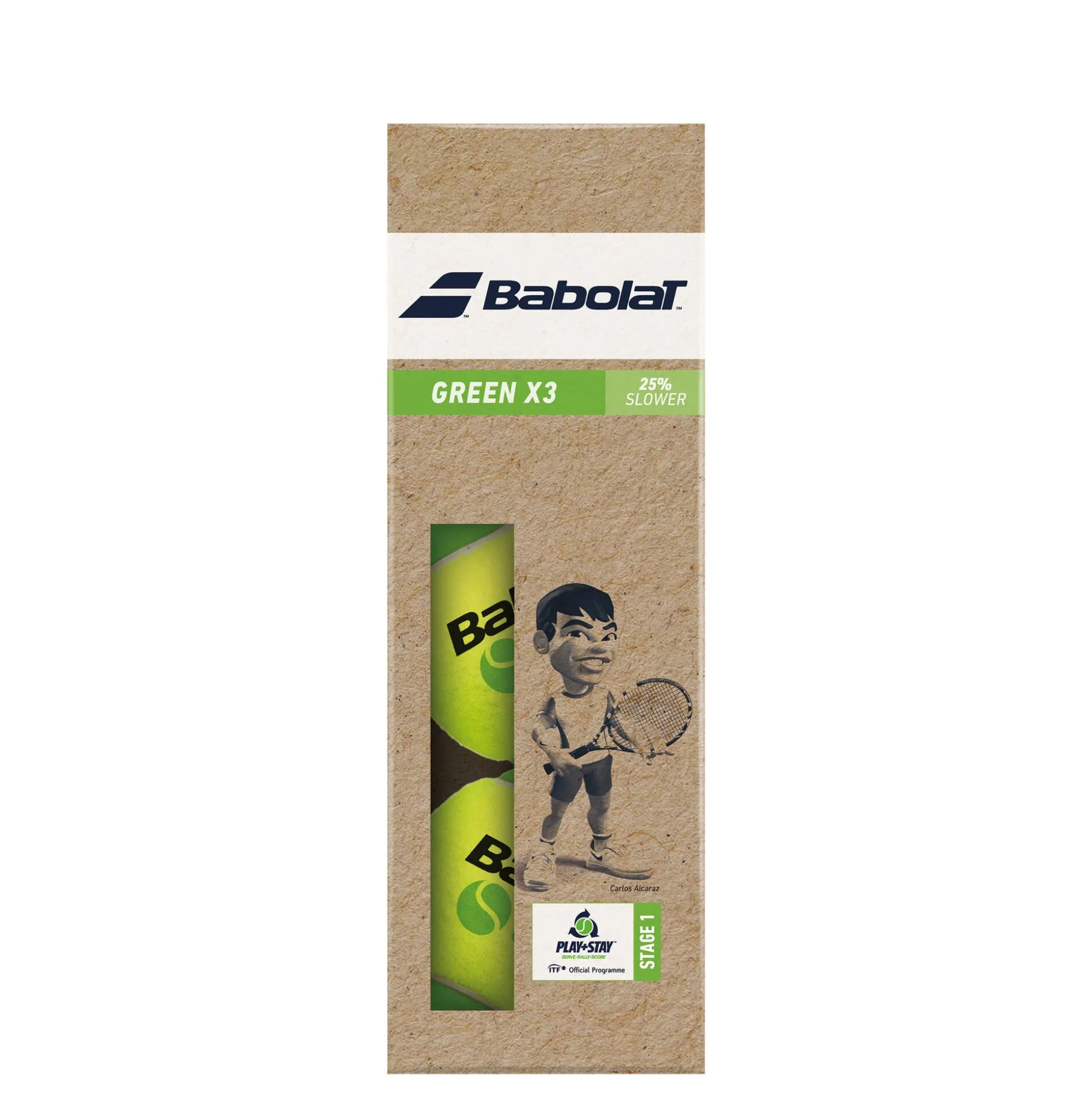 Outlet Green (Stage 1) 3 Ball Tube Itf-Approved|Play & Stay