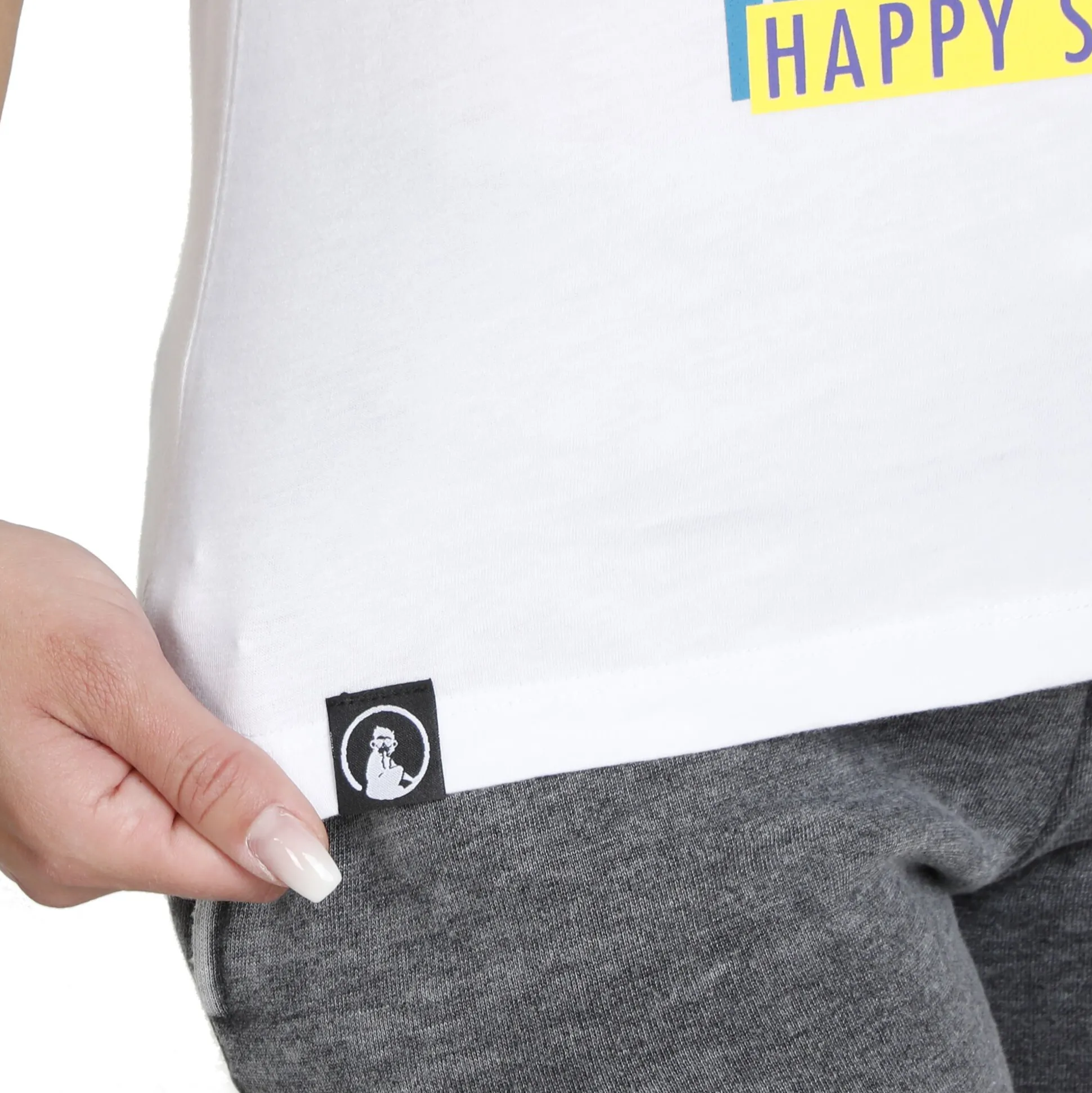 Cheap Happy Slam T-Shirt Women - White, Multicoloured Shirts