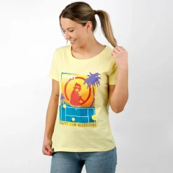 Online Happy Slam T-Shirt Women - Yellow, Multicoloured Shirts