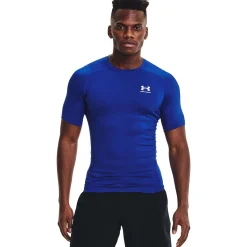 Outlet Heatgear Comp T-Shirt Men - Blue, White Shirts