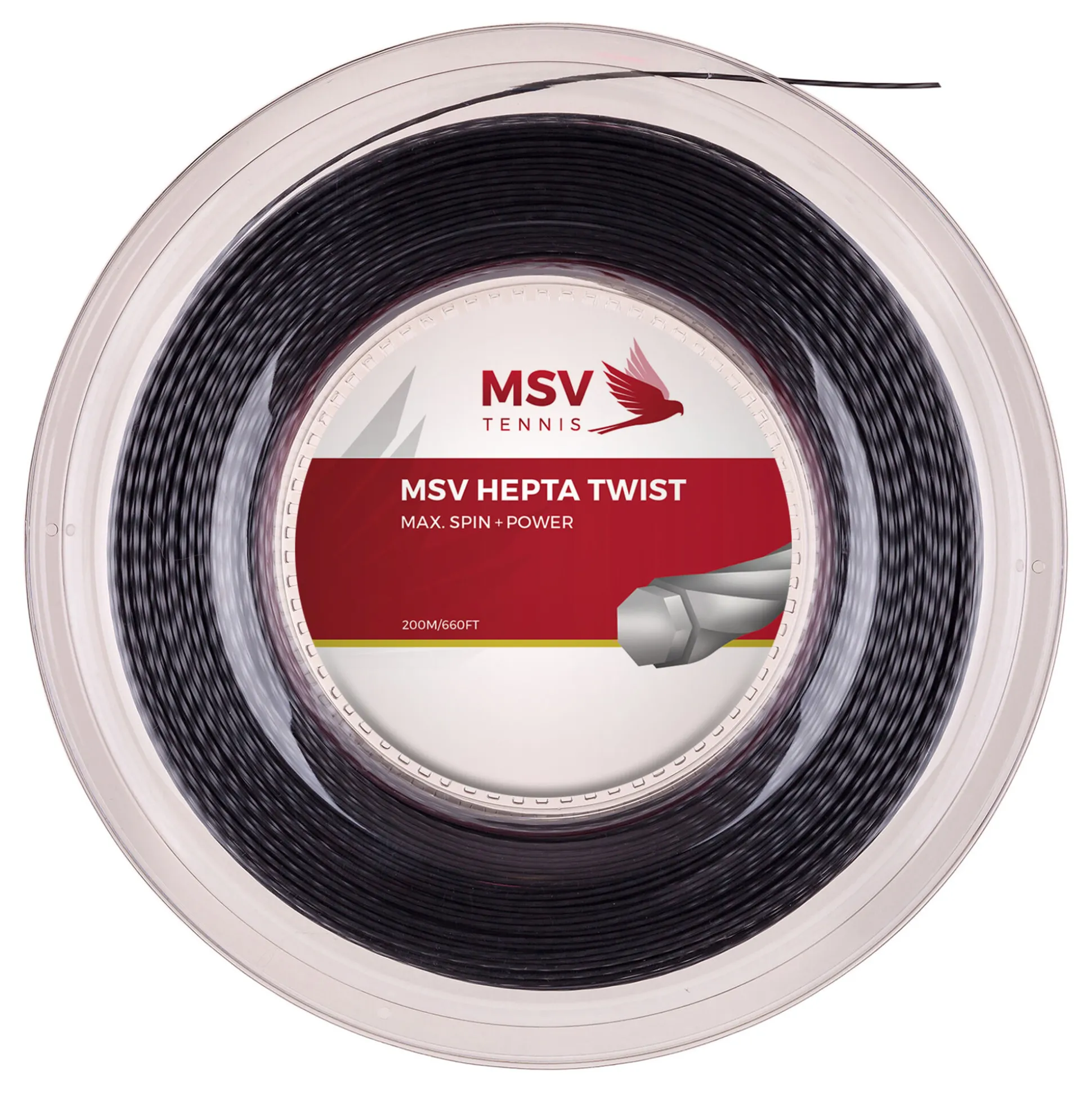 Cheap Hepta - Twist String Reel 200m - Anthracite String Reels