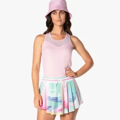 Cheap High Waist Deco Love Skirt Women - White, Multicoloured Skirts
