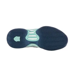 Cheap Hypercourt Express 2 Clay Court Shoe Kids - Petrol, White Clay Court Shoes