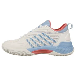 Outlet Hypercourt Supreme 2 CLAY Clay Court Shoe Women - White, Violet Clay Court Shoes