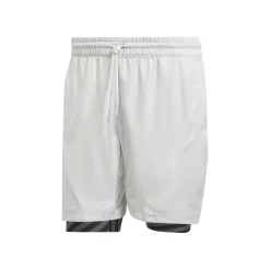 Outlet 2in1 Pro Shorts Men - Lightgrey, Black Shorts
