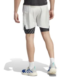 Outlet 2in1 Pro Shorts Men - Lightgrey, Black Shorts