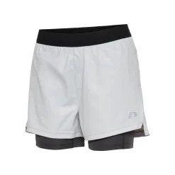 Outlet 2in1 Shorts Women - White, Black Running Clothing|Shorts
