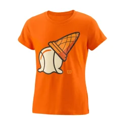 Clearance Inverted Cone Tech T-Shirt Girls - Orange, Multicoloured Shirts