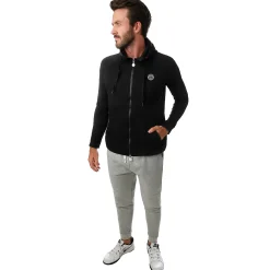 Shop Jamol Tech Training Jacket Men - Black, White Jackets