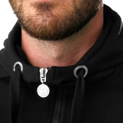 Shop Jamol Tech Training Jacket Men - Black, White Jackets