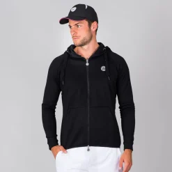 Shop Jamol Tech Training Jacket Men - Black, White Jackets