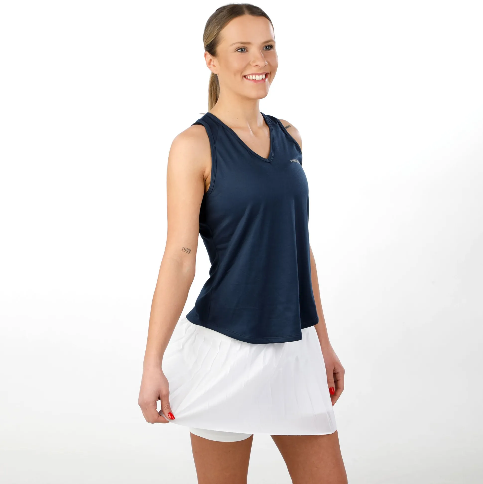 New Janet Tank Top Special Edition Women - Dark Blue, White Tops